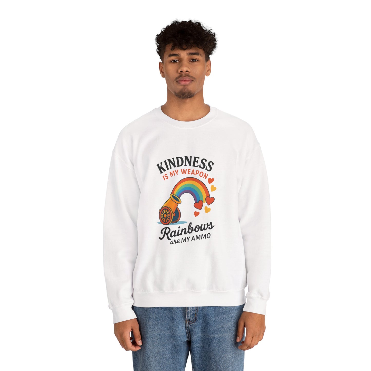Cozy Comfort – Your New Fave Rainbow Sweatshirt!