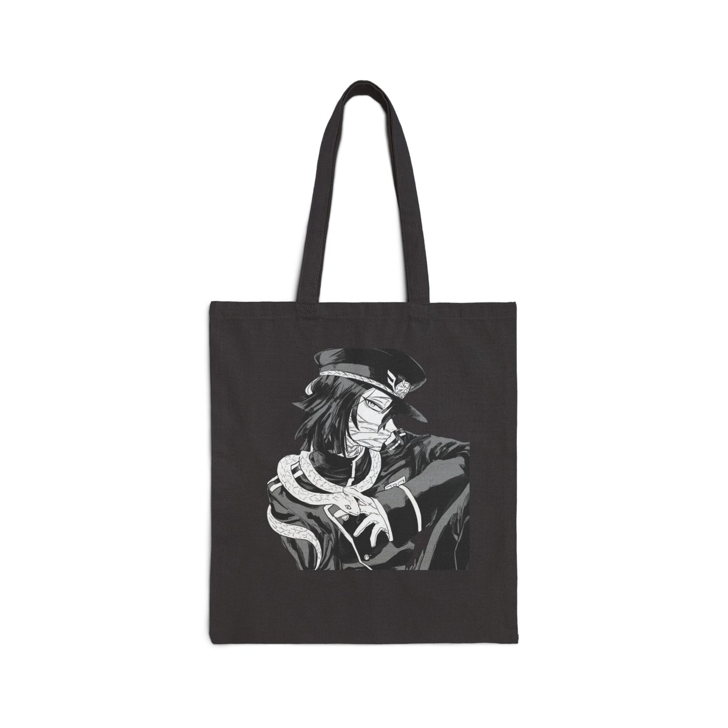 Anime Kindness Canvas Tote Bag – Obanai Iguro Hand-Drawn Art