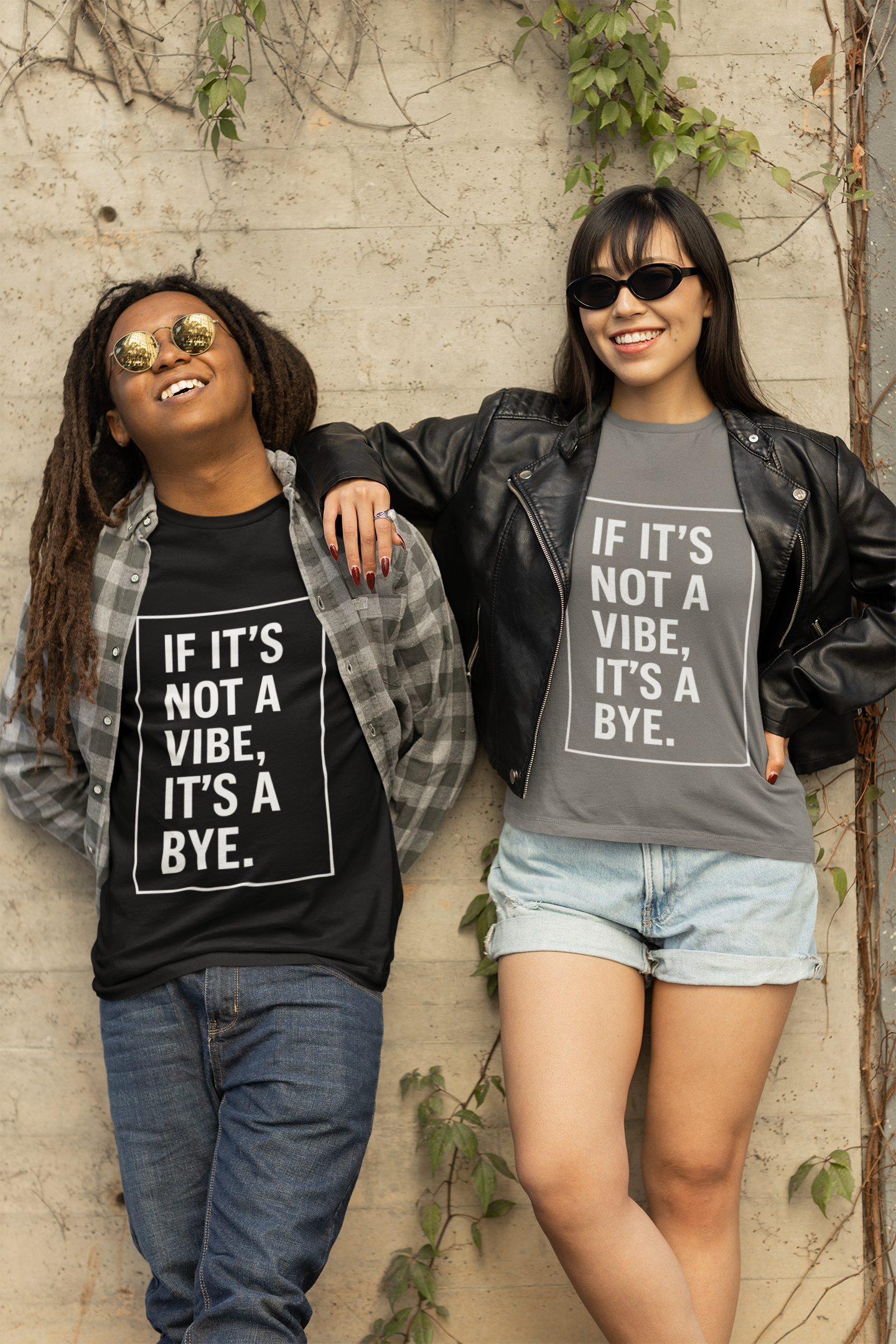 "If It’s Not a Vibe, It’s a Bye" Unisex Jersey Short Sleeve Tee