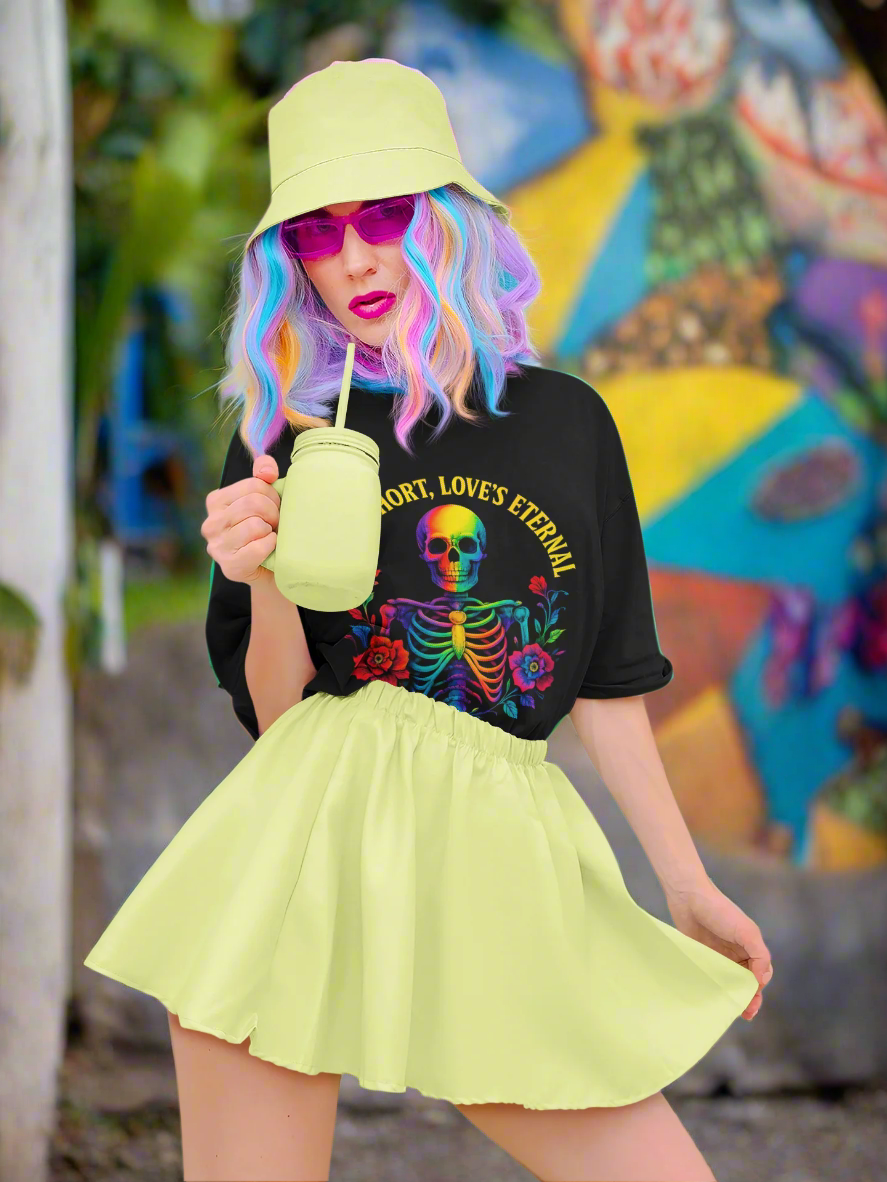 unisex-oversized-boxy-tee-lifes-short-loves-eternal-skeleton-graphic
